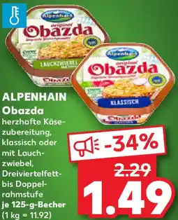 Kaufland ALPENHAIN Obazda Angebot