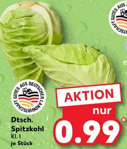 Kaufland Dtsch. Spitzkohl Angebot
