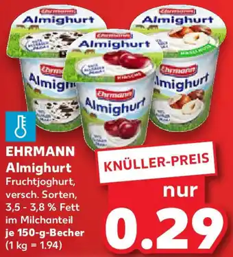 Kaufland EHRMANN Almighurt Angebot