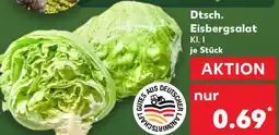 Kaufland Dtsch. Eisbergsalat Angebot