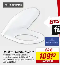 toom Baumarkt Villeroy & boch wc-sitz 'architectura' Angebot