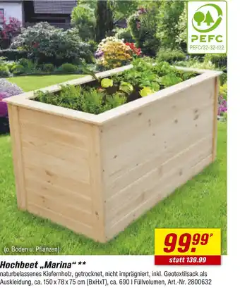 toom Baumarkt Hochbeet marina Angebot