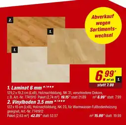 toom Baumarkt Laminat 6 mm Angebot