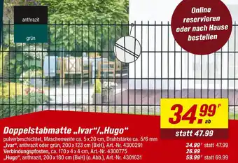 toom Baumarkt Doppelstabmatte 'ivar' Angebot