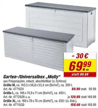 toom Baumarkt Garten-/universalbox 'molly' größe m Angebot