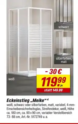 toom Baumarkt Eckeinstieg 'meike' Angebot