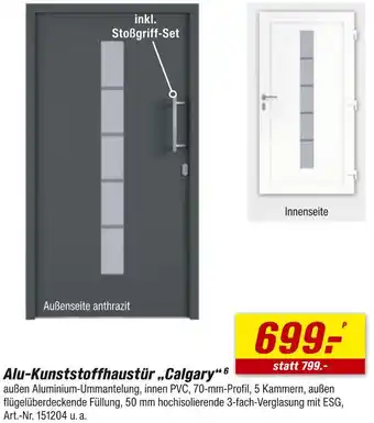 toom Baumarkt Alu-kunststoffhaustür „calgary“ Angebot