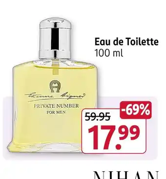 Rossmann Etienne aigner private number for men eau de toilette Angebot
