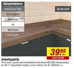 toom Baumarkt Arbeitsplatte Angebot