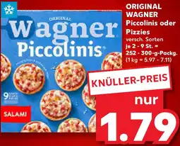 Kaufland ORIGINAL WAGNER Piccolinis oder Pizzies Angebot