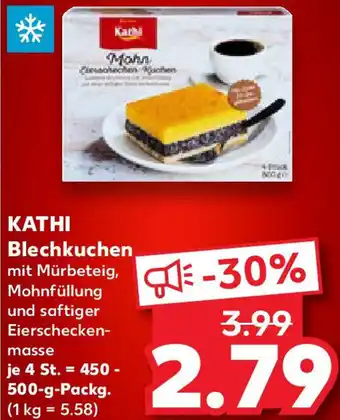 Kaufland KATHI Blechkuchen Angebot