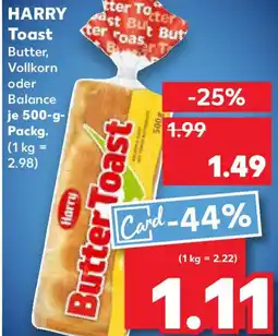Kaufland HARRY Toast Angebot