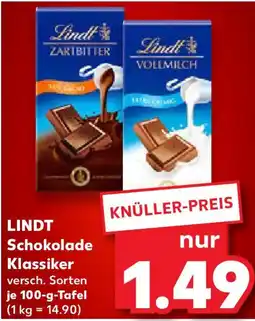Kaufland LINDT Schokolade Klassiker Angebot