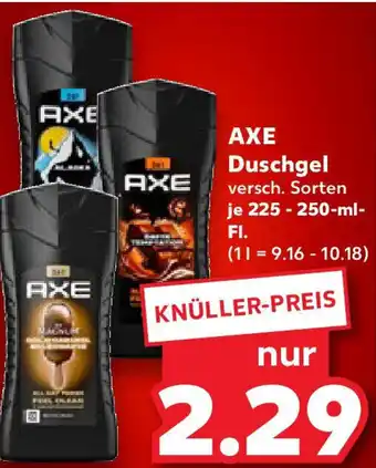 Kaufland AXE Duschgel Angebot