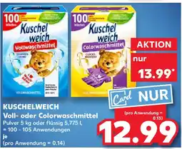 Kaufland KUSCHELWEICH Voll- oder Colorwaschmittel KUSCHELWEICH Angebot