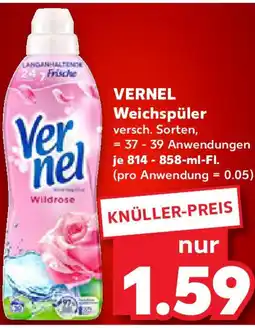 Kaufland VERNEL Weichspüler Angebot