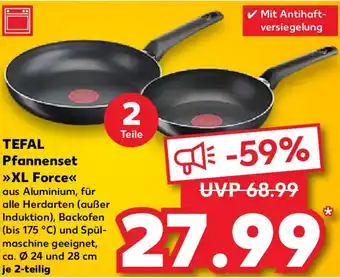Kaufland TEFAL Pfannenset >>XL Force<< Angebot