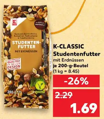 Kaufland K-CLASSIC Studentenfutter Angebot