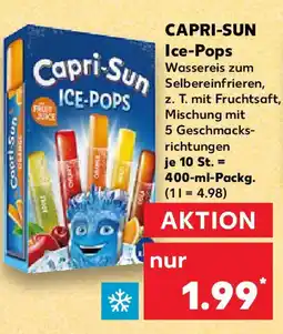 Kaufland CAPRI-SUN Ice-Pops Angebot