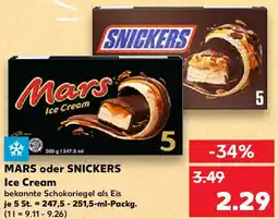 Kaufland MARS oder SNICKERS Ice Cream Angebot