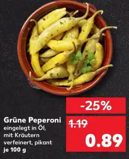 Kaufland Grüne Peperoni Angebot