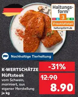 Kaufland K-WERTSCHÄTZE Hüftsteak Angebot