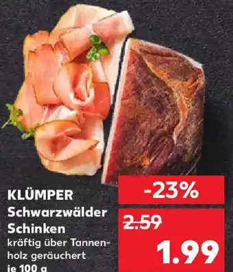 Kaufland KLÜMPER Schwarzwälder Schinken Angebot