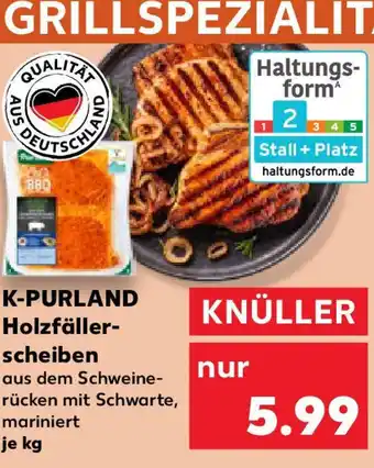 Kaufland K-PURLAND Holzfällerscheiben Angebot