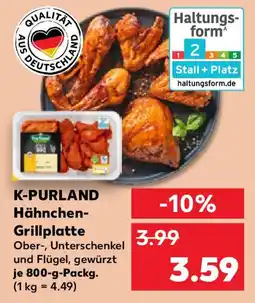 Kaufland K-PURLAND Hähnchen-Grillplatte Angebot