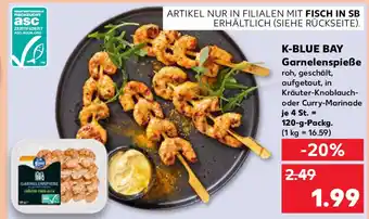 Kaufland K-BLUE BAY Garnelenspieße Angebot