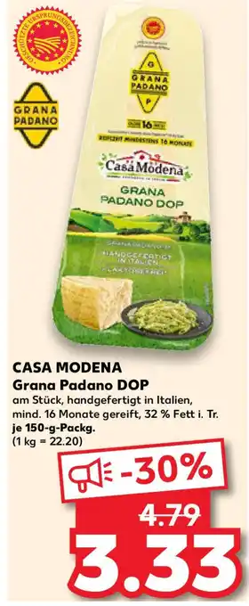 Kaufland CASA MODENA Grana Padano DOP Angebot