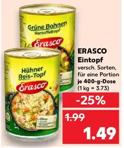 Kaufland ERASCO Eintopf Angebot