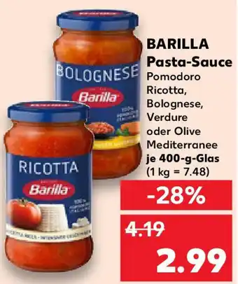 Kaufland BARILLA Pasta-Sauce Angebot