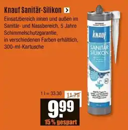 V Baumarkt Knauf Sanitär-Silikon > Angebot
