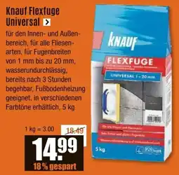 V Baumarkt Knauf Flexfuge Universal Angebot