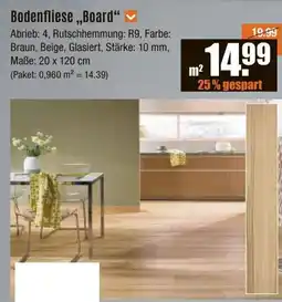 V Baumarkt Bodenfliese ,,Board" Angebot