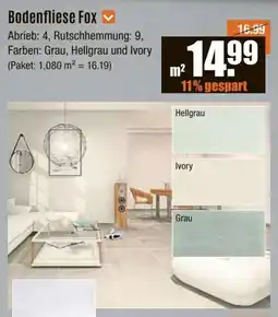 V Baumarkt Bodenfliese Fox Angebot