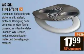V Baumarkt WC-Sitz Ying & Yang Angebot