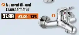 V Baumarkt Wannenfüll- und Brausearmatur Angebot