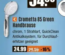 V Baumarkt hansgrohe Crometta 85 Green Handbrause Angebot