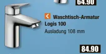 V Baumarkt Waschtisch-Armatur Logis 100 Angebot