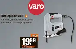 V Baumarkt varo Stichsäge POWC20110 Angebot