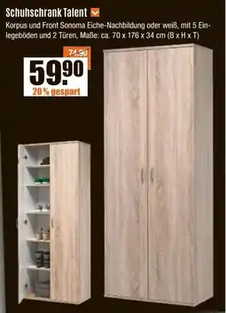 V Baumarkt Schuhschrank Talent Angebot