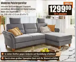 V Baumarkt Moderne Polstergarnitur Angebot