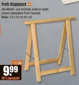 V Baumarkt Profi-Klappbock Angebot