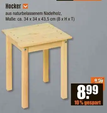 V Baumarkt Hocker Angebot