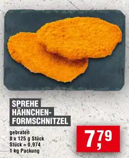 Handelshof SPREHE HÄHNCHEN- FORMSCHNITZEL Angebot