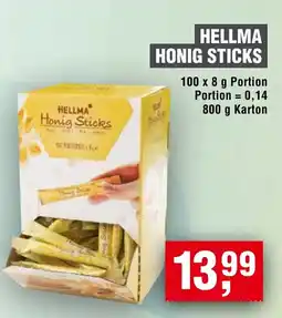 Handelshof HELLMA HONIG STICKS Angebot