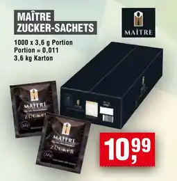 Handelshof MAÎTRE ZUCKER-SACHETS Angebot