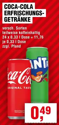 Handelshof COCA-COLA ERFRISCHUNGS- GETRÄNKE Angebot